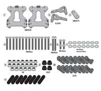 Givi Cf Moto Mt 800 2022-2023 Side Cases Fitting Silver unisex