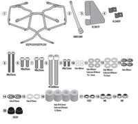 Givi PL9257 Luggage Rack Kit For Monokey Luggage, VOGE VALICO 525 DSX