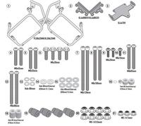 Givi Triumph Tiger 900 2024 One-fit Monokey® Plo6425mk Side Cases Fitting Silver