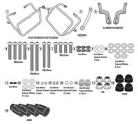 Givi Aprilia Tuareg 660 Monokey Cam-side Trekker Outback Side Cases Fitting Silver