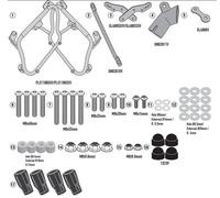 GIVI PLX1186 Luggage Rack Kit for V35, V37 Monokey® Side Honda Forza 750