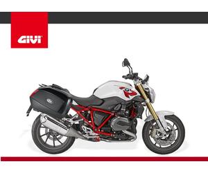GIVI PLXR5117 BMW R1200R 2015 RAPID RELEASE holder RACK + V35 side case PANNIERS