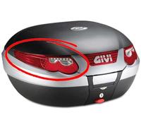 GiVi Reflector Kit, Replacement Left/Right red for GiVi MAXIA E55N | White background foil