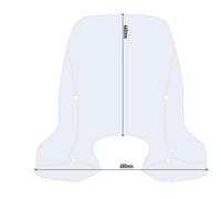 Windscreen Clear Screen GIVI Kymco People One 125 150 GIVI 2013 - 2023
