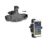 Givi Smartphone Handlebar Support Black 115 / 55 mm