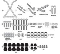 Givi SR1206 Attachment Kit for Monokey/Monolock Top Case, Honda CB 500 Hornet
