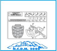 Givi SR6401 Rear Mount Monokey Triumph Tiger 800 /XC/XR 2012 2013 2014