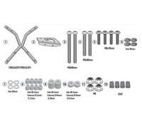 Givi SR6424 Mounting Kit for Monolock Top Case, TRIUMPH SCRAMBLER 400 X