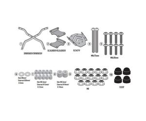 Givi SR9056 Rear Mounting Kit For Monolock Top Case, Royal Enfield Hunter