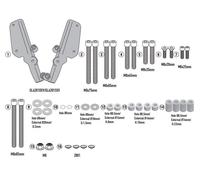 GIVI SR9430 Monokey/Monolock Rack Kit, Norden 901, KTM 790/890 Adventure/R