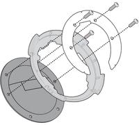 GIVI BF Tanklock System for TANKLOCK Tankbags, black
