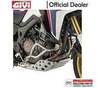 GIVI crashbar lower stainless steel for Honda CRF1000L Africa Twin (16-19), black