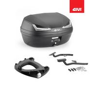 Givi Top Case Kit Black E455NT + Brackets Benelli Leoncino 800 2022 2023