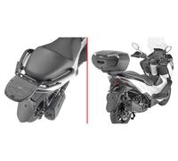 Givi Zontes 350 E 2023 Top Case Rear Fitting Silver