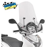GIVI Transparent Windscreen Specific For HONDA SH Mode 125 2021-2022 + Mounts