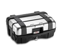 GIVI Trekker 33 Monokey Aluminium top case / side pannier, silver/black, size 33 Ltr.