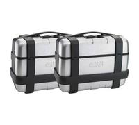 Givi Trekker Aluminium/Black, 33/46 litres silver