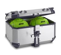 GIVI TREKKER CASE 58L TOP BOX TOP CASE + R1250GS 21 REAR PLATE OBKN58A + SRA5108