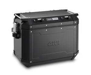 GIVI Trekker Outback 48 Monokey Aluminium side pannier set, black, size 48 Ltr.