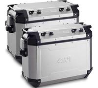 GIVI TREKKER OUTBACK OBKE4837APACK2 Side Luggage Boxes 48L Silver 37L