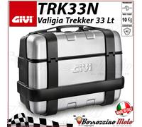 GIVI TRK33N Trekker Side Case In Aluminum Monokey 33 Lt Universal Motorcycle
