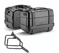 GIVI TRK46BB Side Luggage Racks for KAWASAKI VERSYS 1100 2025 Black 46LT