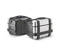 GIVI TRK46PACK2 Trekker Lite Silver Side Luggage Valigia Laterali 46L