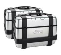 Givi TRK46PACK2 Trekker Monokey 46 Litre Motorcycle Panniers (Pair) - Aluminium