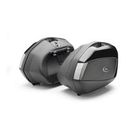 GIVI V35 Monokey Side Cases Set, black/transparent, size 35 Ltr.