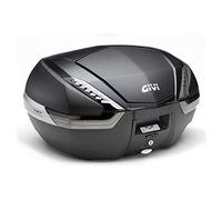 Givi V47NNT Tech Monokey Top-Case in Carbon-Look Transparent Reflectors | Carbon look, ABS cover, aluminum outer straps, reinforced outer edges