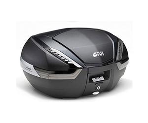 Givi V47NNT Tech Monokey Top-Case in Carbon-Look Transparent Reflectors | Carbon look, ABS cover, aluminum outer straps, reinforced outer edges