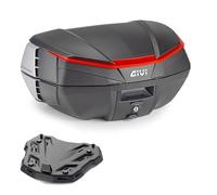 Givi V49 Air, topcase monokey 49 l Black/Silver Red
