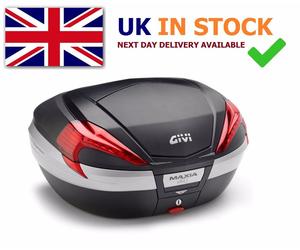 Givi V56NN top box MAXIA 4 top-case + E111 BACKREST + SR357 rear rack monokey