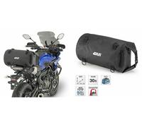 GIVI Waterproof Roll Bag for Saddle or Luggage Rack 30 L Black EA114BK