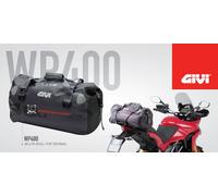 Givi WP400 Waterproof Cargo Bag 40 Litres Motorcycle Holdall Grey Seat drybag