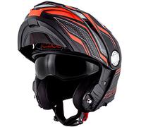 GIVI X.33 Canyon Layers Flip-Up Helmet, black matt/orange, size L