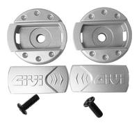 Givi X33 X23 Helmet Visor Mounting Block Kit Z2584R (1 Pc) Silver