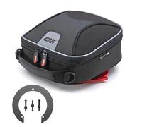 GIVI XS319Y Tank Bag + Flange for MOTO GUZZI V85 TT 2022-2025 Black 3 LT