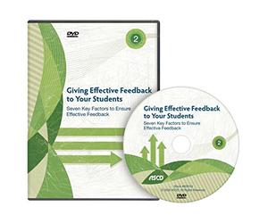 Giving Effective Feedback To Your Students, Disc 2: Seven Key Factors To Ensure Effective Feedback DVD