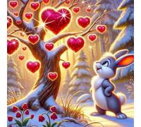 Giving Tree Rabbit 120 Piece Jigsaw Puzzles for Adults and Kids, Impossible Puzzle, Jigsaws 120 pieces for adults Gifts, Difficult jigsaw puzzles for The Whole Family