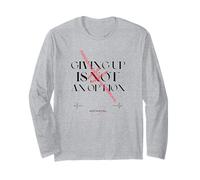 Giving Up is Not an Option (Fighter Statement) Long Sleeve T-Shirt