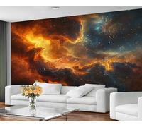 GIVLWF Galaxy Wall Paper Fantasy Universe Wall Murals for Bedrooms Mysterious Wallpaper for Living Room Non Self Adhesive Wallpaper & Large Mural