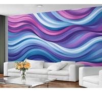 GIVLWF Pastel Marble Wallpaper & Wall Mural, Swirl Liquid Print Bedroom Wallpaper, Gradient Abstract Wall Paper for Living Room, Aesthetic Mural & Home Decor - Non Self Adhesive