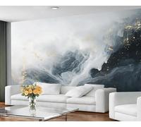 GIVLWF Wallpaper - Abstract Marble Home Decor & Mural, Self Adhesive Wallpaper for Living Room, Black and White Art Wall Mural, Nordic Simple Bedroom Wall Paper, Peel and Stick