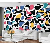 GIVLWF Wallpaper - Cheetah Print Home Decor & Mural, Leopard Texture Bedroom Wallpaper, Colorful Kids Wall Paper for Living Room, Large Wall Mural - Not Self-Adhesive
