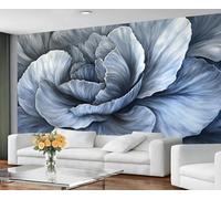 GIVLWF Wallpaper - Florals Home Decor & Large Mural, Blooming Flowers Wallpaper for Living Room, Bedroom Wall Paper, Wall Mural - Not Self Adhesive, Rustic Vintage Floral