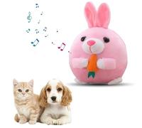 GIVOKE Active Moving Pet Plush Toy, Talking Moving Interactive Dog Toys, Shake Bounce Boredom Toys, Dog Training Ball Pet Toy For Cats, Small And Medium Dogs (Rabbit)