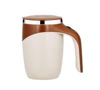 GIVOKE Automatic Stirrer Coffee Cup, 380ML Stainless Steel Self Stirring Cup for Coffee/Milk/Tea/Hot Chocolate (B)