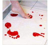 GIVOKE Bloody Halloween Bath Mat, Color Changing Sheet Turns Red When Wet, Bathroom Mat Doormat Indoor Outdoor, 40 * 70CM, Machine Washable