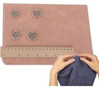 GIVOKE Fold-Up Style Knitting Chart Holder, Crochet Pattern Chart Keeper, Foldable Magnetic Pattern Holder for Crochet & Knttiing (Pink)